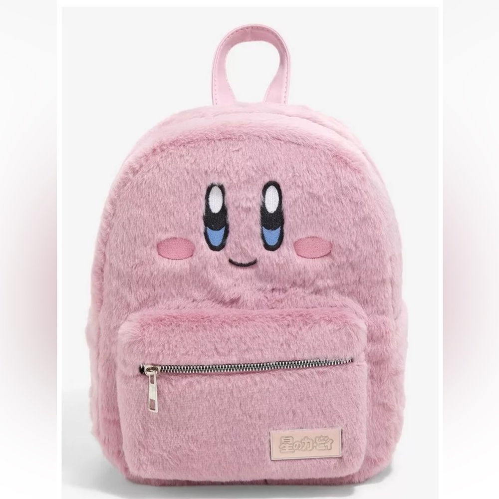 BIOWORLD Kirby Fuzzy Backpack